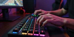 teclado gamer falha fps